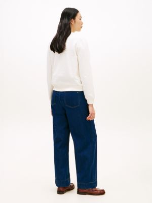 Женские худи Tommy Hilfiger Embroidered Eyelet Sweatshirt — фото 4