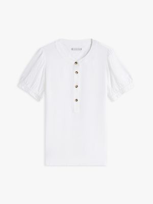 Женские свитеры Tommy Hilfiger Lightweight Shirred Pullover Shirt — фото 5