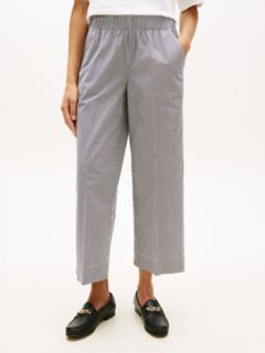 Pull-On Wide-Leg Ankle Pant — Navy 1