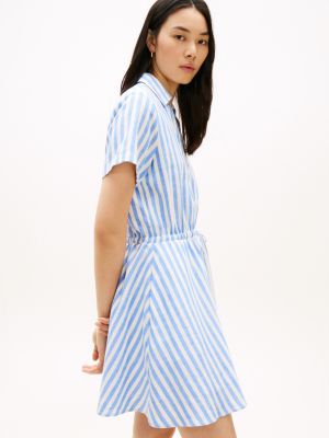 Tommy Hilfiger Essential Striped Linen-Blend Dress — фото 3