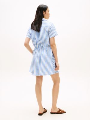 Tommy Hilfiger Essential Striped Linen-Blend Dress — фото 4