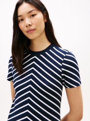 Tommy Hilfiger Chevron Stripe Interlock Dress — фото 2