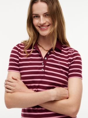 Tommy Hilfiger Striped Stretch Pique Polo Dress — фото 2