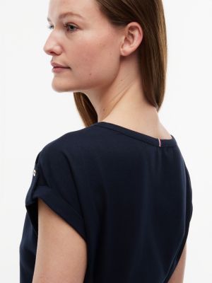 Tommy Hilfiger Belted Stretch-Cotton Dress — фото 2