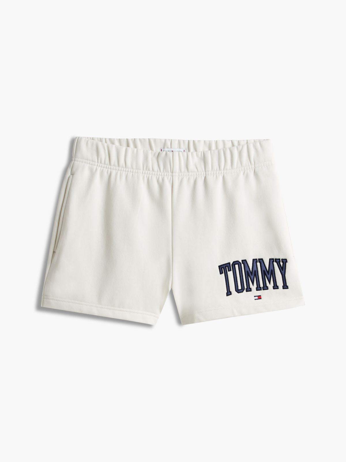 Varsity Tommy Logo Sweatshort — Ivory