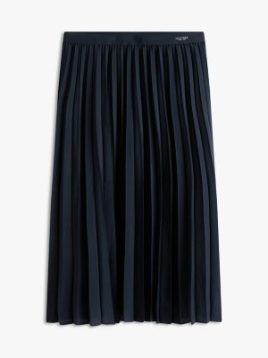Pleated Crepe Midi Skirt | Tommy Hilfiger