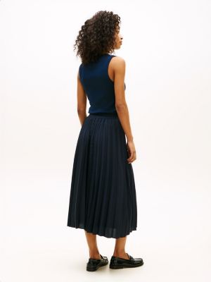 Pleated Crepe Midi Skirt | Tommy Hilfiger