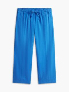 Lightweight Linen-Blend Pull-On Pant — Siren Blue 5