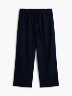 Lightweight Linen-Blend Pull-On Pant — Navy 5