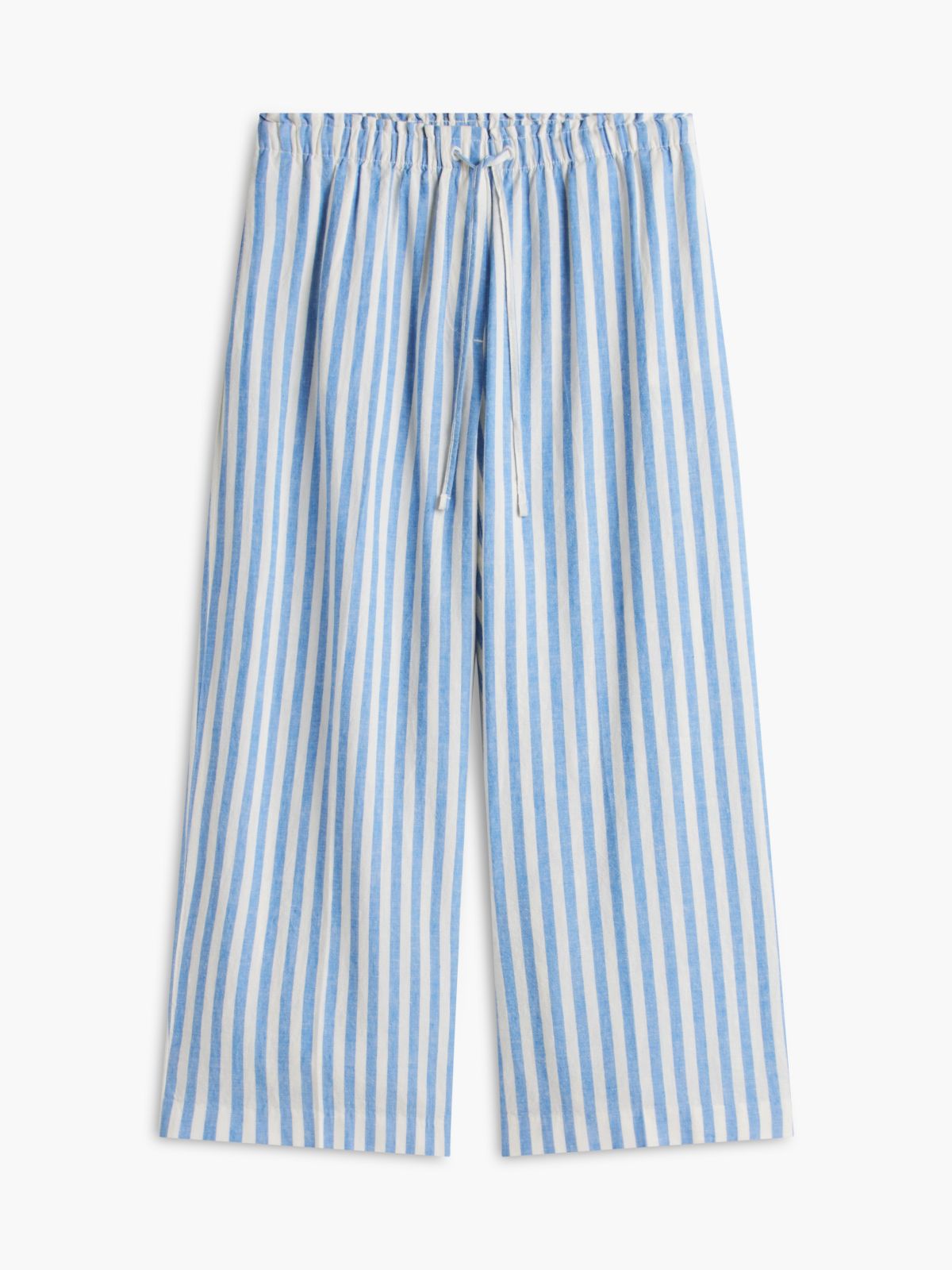Lightweight Linen-Blend Pull-On Pant — Blue Spell