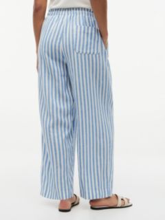 Lightweight Linen-Blend Pull-On Pant — Blue Spell 4
