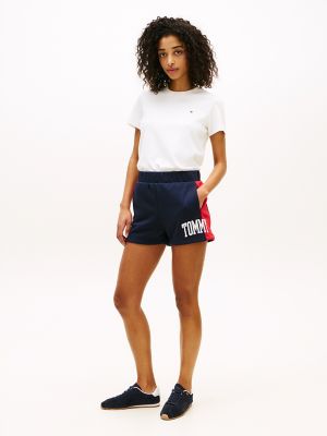 Женские брюки Tommy Hilfiger Varsity Tommy Logo Colorblock Sweatshort — фото 2