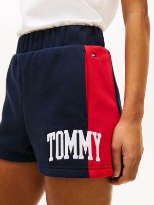 Женские брюки Tommy Hilfiger Varsity Tommy Logo Colorblock Sweatshort — фото 3