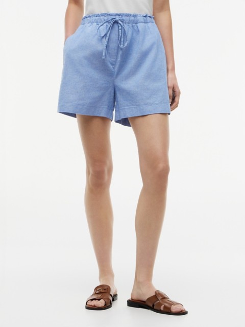 Женские брюки Tommy Hilfiger Linen-Cotton Blend Pull-On Short