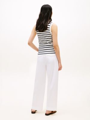Женские свитеры Tommy Hilfiger Stripe Rib-Knit Tank Top — фото 4