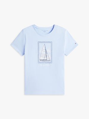 Женские футболки Tommy Hilfiger Sailboat Graphic T-Shirt — фото 5
