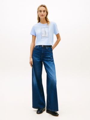 Женские футболки Tommy Hilfiger Sailboat Graphic T-Shirt — фото 3