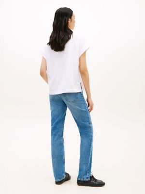 Женские футболки Tommy Hilfiger Hilfiger Anchor Logo Dolman T-Shirt — фото 4