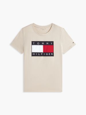 Женские футболки Tommy Hilfiger Big Flag Logo T-Shirt — фото 5