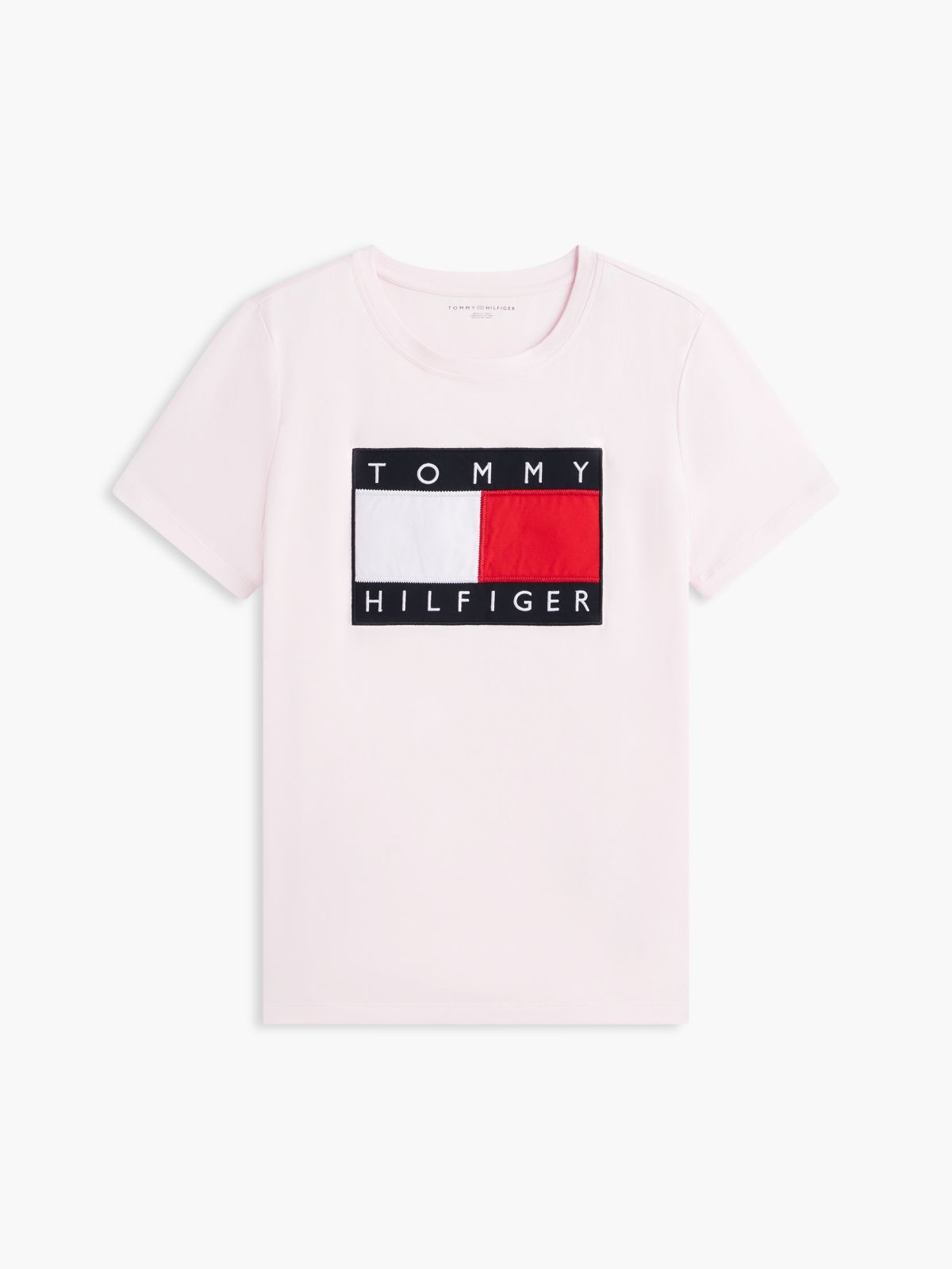Big Flag Logo T-Shirt — Light Pink