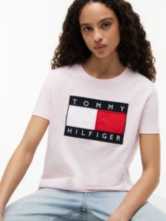 Big Flag Logo T-Shirt — Light Pink 3