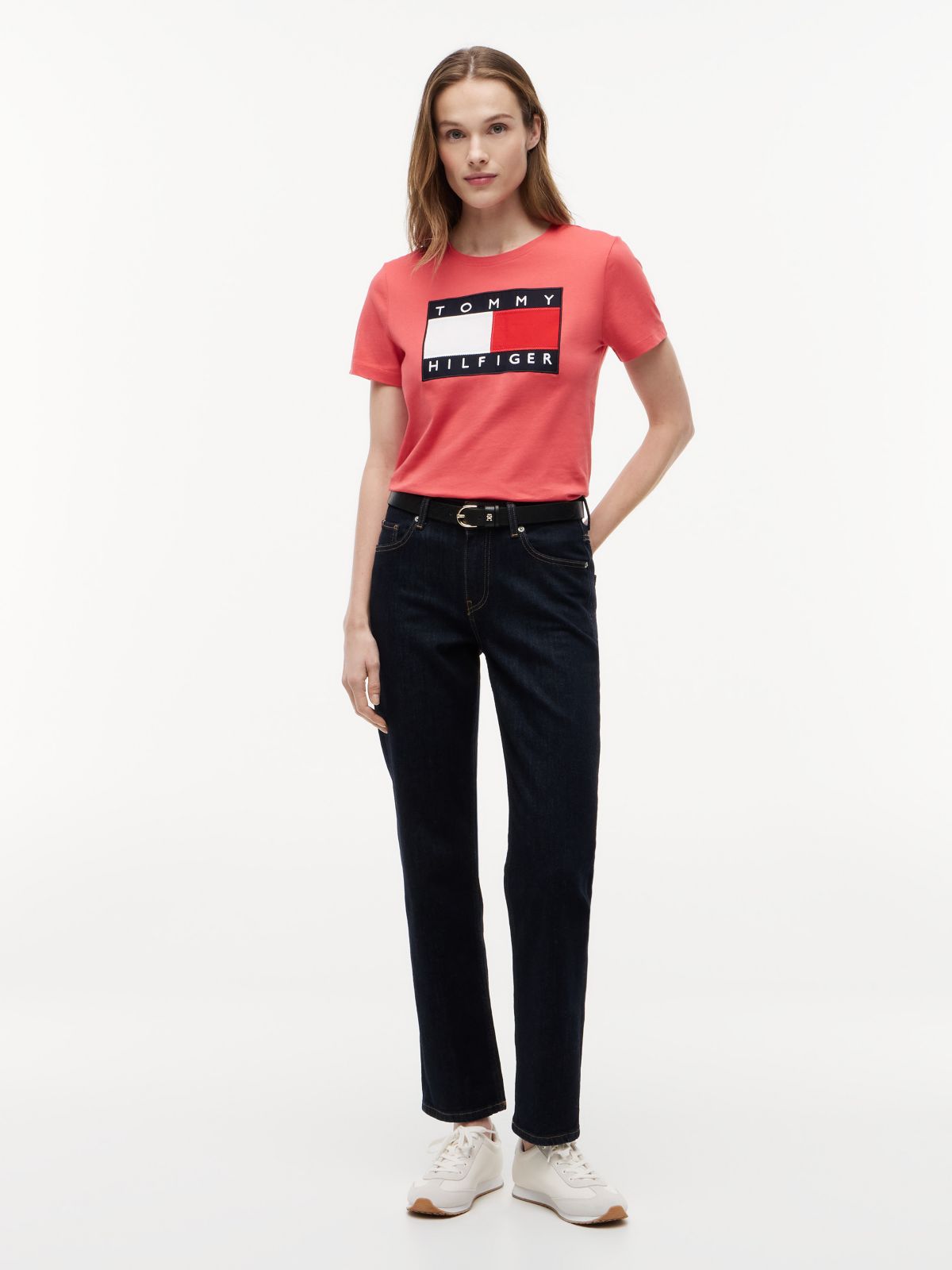 Big Flag Logo T-Shirt — Vintage Red