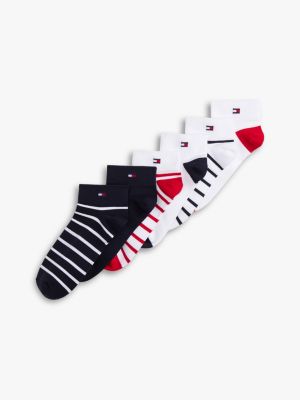 Sport Quarter-Top Sock 6-Pack, Lucent White / Multi