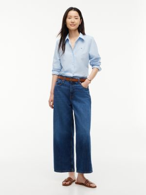 Женские джинсы Tommy Hilfiger High-Rise Cropped Wide Leg Jean — фото 2