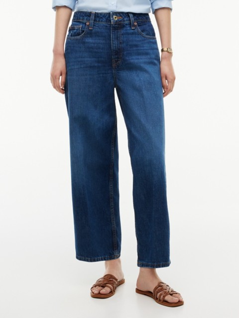 Женские джинсы Tommy Hilfiger High-Rise Cropped Wide Leg Jean