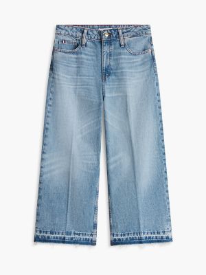 High-Rise Cropped Wide Leg Jean | Tommy Hilfiger USA