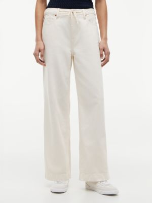 Женские джинсы Tommy Hilfiger Pull-On Wide Leg Jean, цвет: Яичная скорлупа — фото 2
