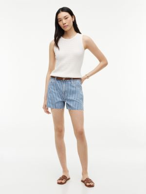 Женские джинсы Tommy Hilfiger Railroad Stripe Denim Short — фото 2