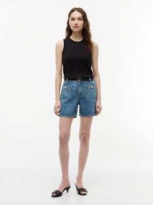 Женские джинсы Tommy Hilfiger Patch Pocket 5" Denim Short — фото 2