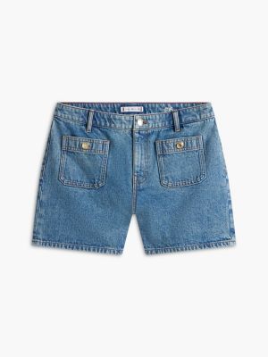 Женские джинсы Tommy Hilfiger Patch Pocket 5" Denim Short — фото 5