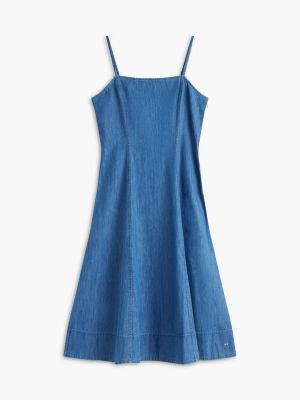 tommy hilfiger denim maxi dress Tommy Jeans Tiered Chiffon Maxi Dress