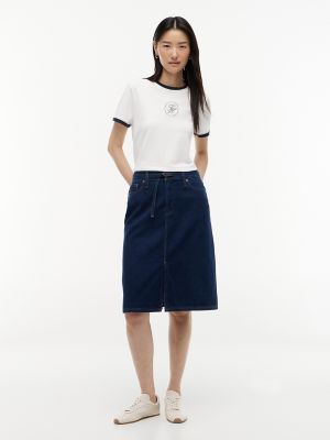 Женские юбки Tommy Hilfiger Belted Denim Skirt — фото 2