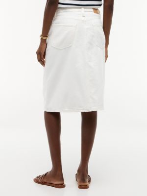 Belted White Denim Skirt | Tommy Hilfiger