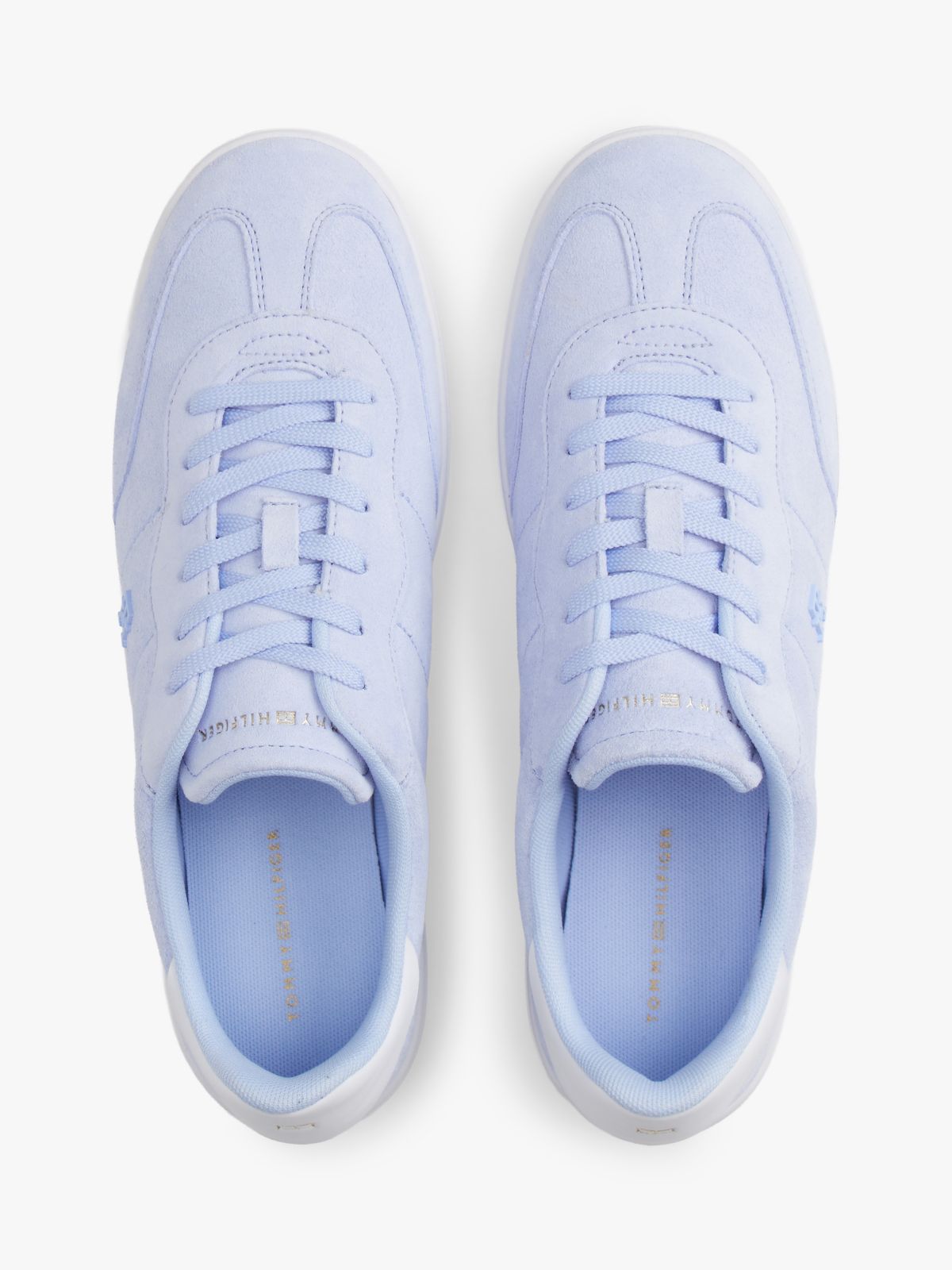 Leather & Suede Skater Sneaker — Moonlight Iris