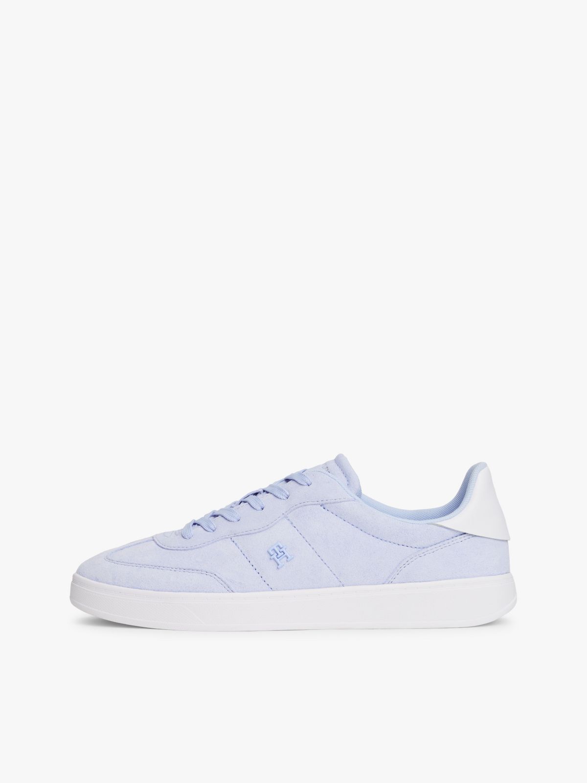 Leather & Suede Skater Sneaker — Moonlight Iris
