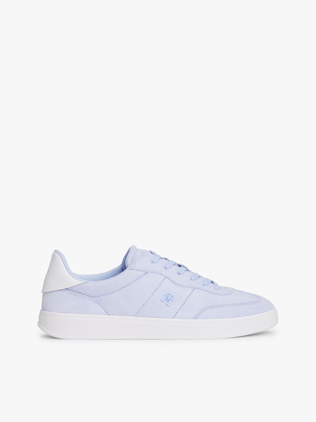 Leather & Suede Skater Sneaker — Moonlight Iris