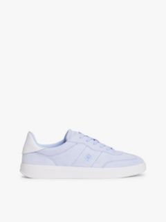 Leather & Suede Skater Sneaker — Moonlight Iris 1