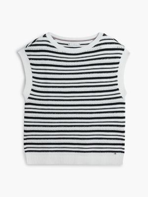Женские свитеры Tommy Hilfiger Striped Crochet Sweater — фото 5
