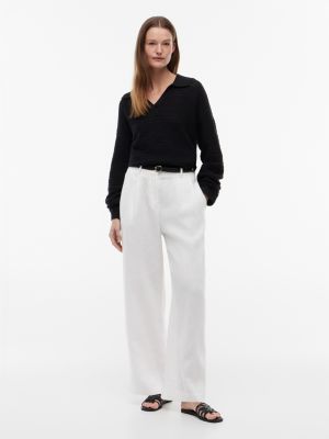 Женские свитеры Tommy Hilfiger Relaxed Fit Crochet Sweater Polo — фото 2