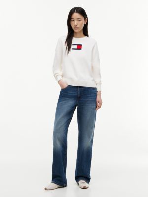 Женские свитеры Tommy Hilfiger Intarsia Flag Logo Sweater — фото 2