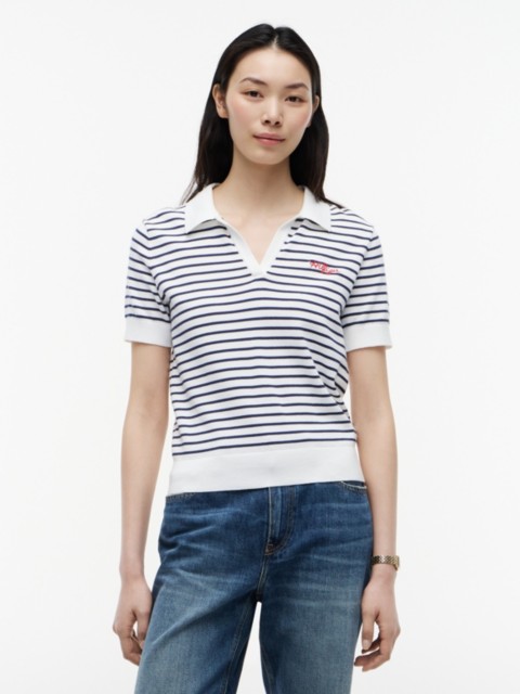 Женские свитеры Tommy Hilfiger Hilfiger Script Striped Sweater Polo