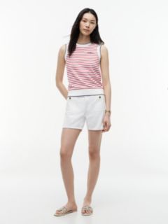 Hilfiger Script Striped Sweater Vest — Primary Red 2