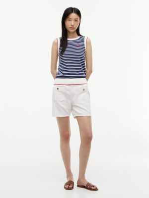 Женские свитеры Tommy Hilfiger Hilfiger Script Striped Sweater Vest — фото 2