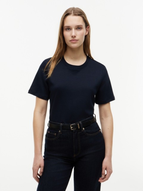 Женские футболки Tommy Hilfiger Mixed-Media Cotton Interlock T-Shirt