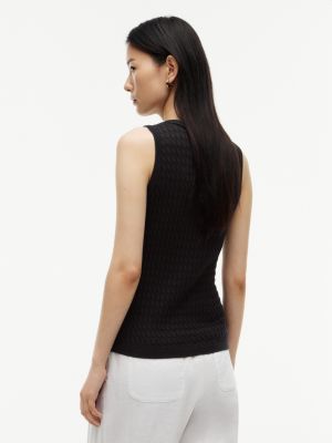 Женские свитеры Tommy Hilfiger Slim Fit Cable Knit Tank Top — фото 4