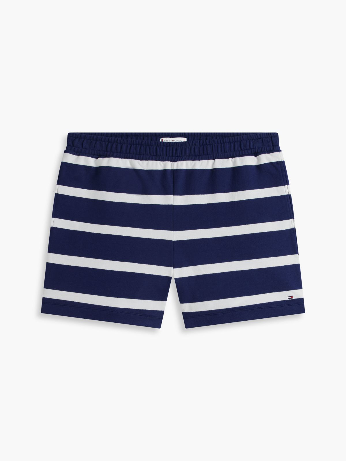 Striped 5" Sweatshort — Preppy Navy